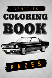 Vehicles Coloring Book Pages