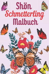 Shön Schmetterling Malbuch