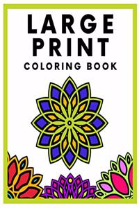 Large Print Coloring Book