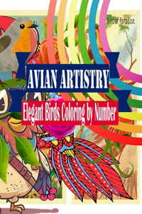 Avian Artistry Elegant Birds Coloring by Number