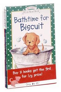 Bathtime for Biscuit, Biscuit Finds a Friend, and Biscuit