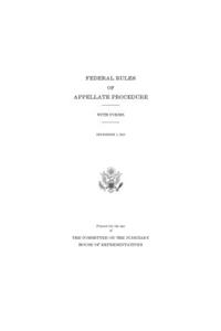 Federal Rules of Appellate Procedure, with Forms, December 1, 2015