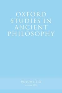 Oxford Studies in Ancient Philosophy, Volume 59