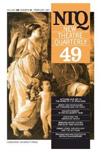 New Theatre Quarterly 49: Volume 13, Part 1