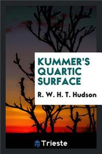 Kummer's Quartic Surface