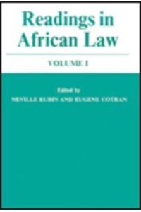 Readings in African Law CB