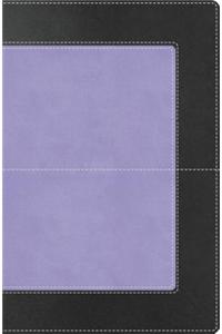 NKJV, Reference Bible, Super Giant Print, Imitation Leather, Purple/Black, Indexed, Red Letter Edition