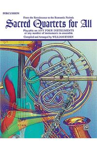 Sacred Quartets for All - Perc.
