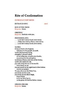 Rite of Confirmation