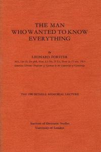 The Man Who Wanted to Know Everything