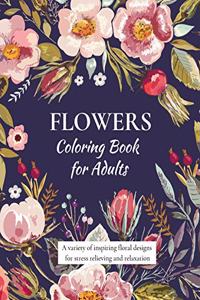 Flowers Coloring Book for Adults