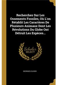 Recherches Sur Les Ossements Fossiles, Où L'on Rétablit Les Caractères De Plusieurs Animaux Dont Les Révolutions Du Globe Ont Détruit Les Espèces...
