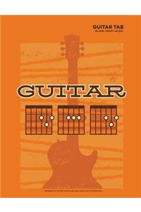 Guitar Tab Blank Sheet Music