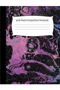 Wide Ruled Composition Notebook
