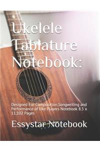 Ukelele Tablature Notebook