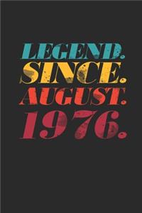 Legend Since August 1976