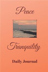 Peace Tranquility Daily Journal