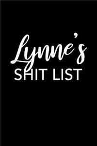 Lynne's Shit List