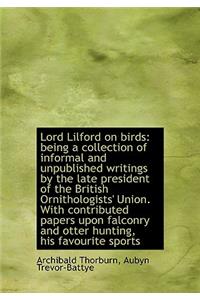 Lord Lilford on Birds