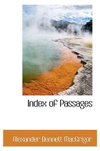 Index of Passages