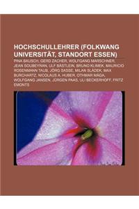 Hochschullehrer (Folkwang Universitat, Standort Essen)