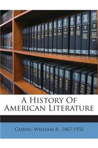 A History Of American Literature