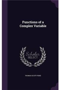 Functions of a Complex Variable