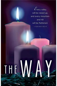 The Way Advent Candle Sunday 2 Bulletin (Pkg of 50)