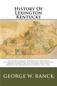 History of Lexington Kentucky