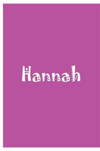 Hannah - Personalized Journal