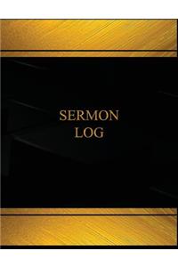 Sermon (Log Book, Journal - 125 pgs, 8.5 X 11 inches)