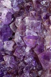 Purple Amethyst Semi Precious Stone Violet Journal