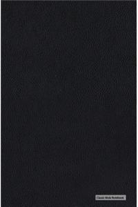 Classic Mole Notebook - Faux Black Leather