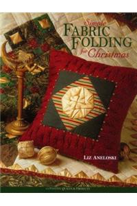 Simple Fabric Folding for Christmas