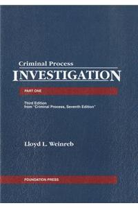 Cases, Comments and Questions on Criminal Process
