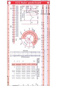 Ecg Ruler Pocketcard (Package of 10 Cards With Display)