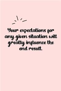 Your expectations for any given situation will greatly influence the end result. Dot Grid Bullet Journal