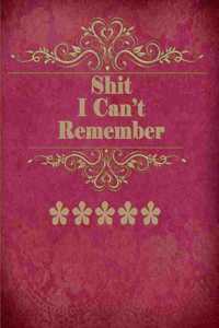 Shit i Can't Remember