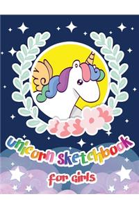 Unicorn Sketchbook for Girls