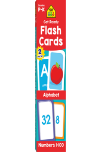 School Zone Get Ready Alphabet & Numbers 2-Pack Flash Cards