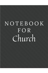 Notebook For Church