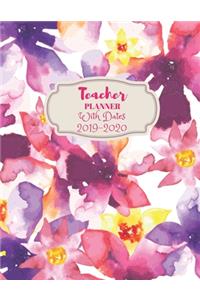 Teacher Planner With Dates 2019-2020