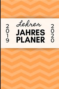 Lehrer Jahres Planer 2019 2020