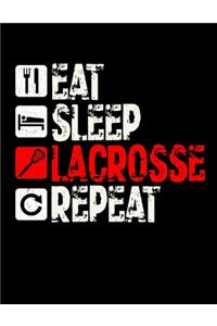 Eat Sleep Lacrosse Repeat