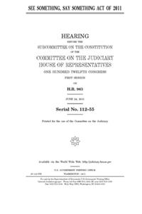 See Something, Say Something Act of 2011