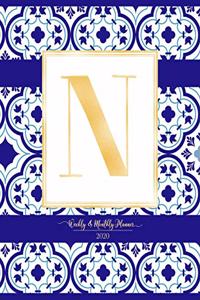 Weekly & Monthly Planner 2020 N