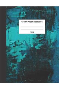 Graph Paper Notebook 5x5: Quad Ruled 5 Squares Per Inch Grid Paper. Math and Science Composition Notebook for Students and Teachers. Perfect for Sums, Graphing, Coordinates a