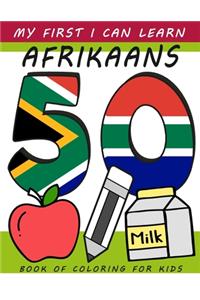 My First I Can Learn Afrikaans Book of Coloring For Kids