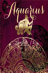 2020 Weekly Planner Aquarius Symbol Astrology Wheel Zodiac Horoscope 134 Pages