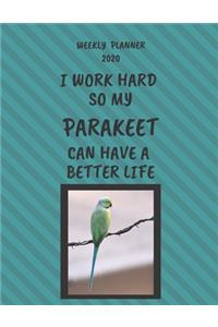 Parakeet Weekly Planner 2020